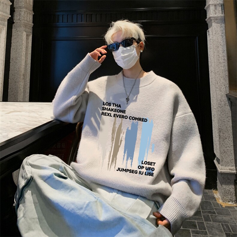 高质量！秋冬季半高领毛衣男士加绒加厚线衣针织衫男DMY540-特P38,男装针织衫/毛衣,电商B371