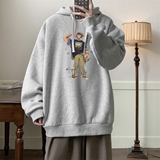 连帽卫衣男大码胖子帽衫大号运动服WY2419-P35，男装卫衣，电商A040