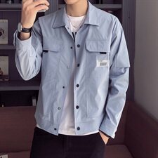 100%聚酯纤维2021夏新款轻薄男士透气防晒夹克白色防晒衣8852，男装夹克，电商D240-242