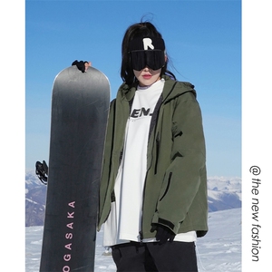 24冬潮牌单板双板防水中性风滑雪服男加棉加厚中性风外套M70-P140