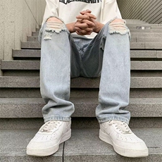 九分裤气质百搭男潮流新款时尚夏季牛仔裤青春流行中腰KK028-P45，男装牛仔裤，星座911-3