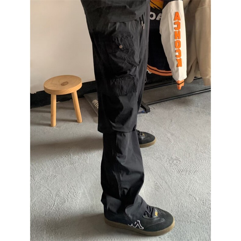 【有货】蓝色工装裤男春秋户外登山美式机能冲锋裤KZA139HH-特P43,男装工装外套,星座1007（原301D）