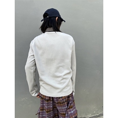 C316T8356P58秋冬新款polo衫拼接撞色套头长袖T恤个性tee，男装Polo衫，电商C316