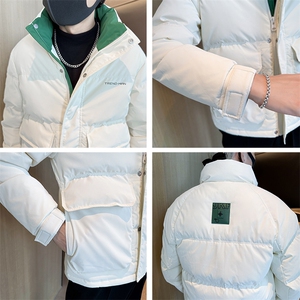 男士加厚羽绒服2025冬季修身立领休闲外套C208-8897特P158控229.9图片