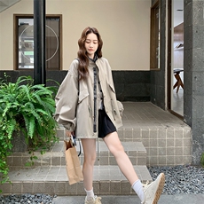 2025年冬季加棉拼接派克服外套2b082-2206-1-p285-k278，女装派克服，2B082
