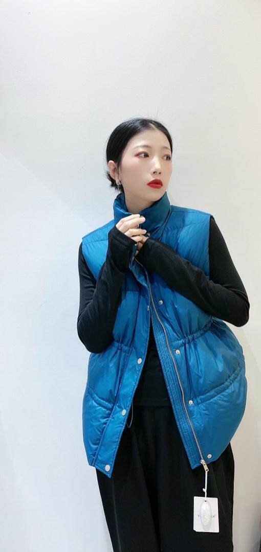 现货欧货羽绒马甲，女装马甲，悠奈尔