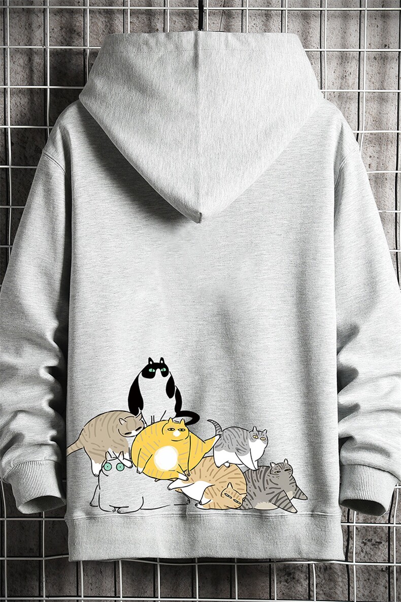 KS21155-P38加绒款-P43连帽开衫卫衣男运动外套大码班服网格,男装卫衣,电商A040A