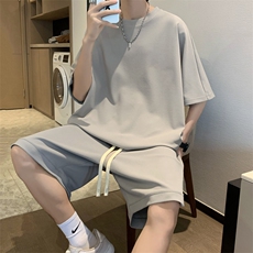 酒店运动装超薄休闲速干潮流百搭抗皱冰丝TZ10-特批65，男装休闲套装，星座718