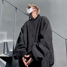 F14-P70美式飞行员情侣夹克外套春秋季潮牌宽松褶皱棒球服男士，男装夹克，星座512-6