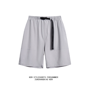新款上市短裤夏季休闲运动男舒适透气宽松时尚潮牌裤子K23319-P25
