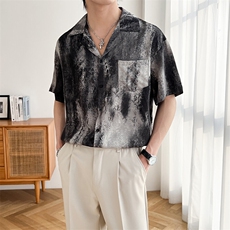 B353CS368P55M-3XL聚酯纤维100夏季新款2025冰丝衬衫直播款1，男装衬衫，电商B353