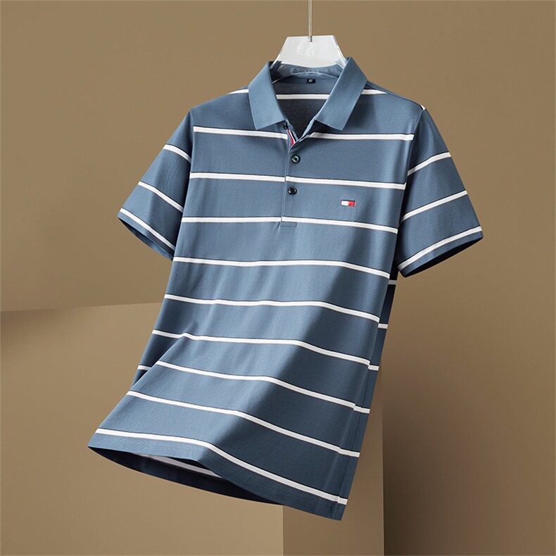 加大码M-8XL可穿到300斤夏季新款时尚休闲POLO弹力短袖6102-P90,男装T恤,星座613B