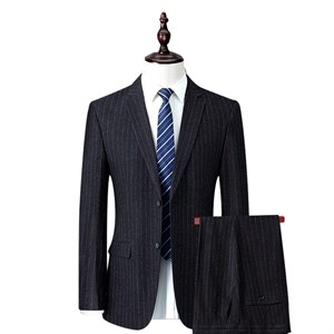 秋季休闲商务西服套装爸爸装中老年宽松西服两件套MNSA5816-P270,男装西服套装,电商B212（原钱塘6029）