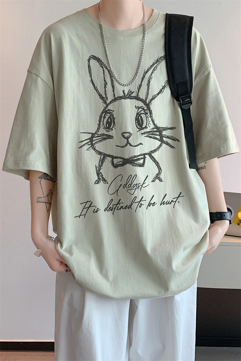 已注册/夏季内景港风宽松短袖T恤男潮大码休闲打底衫DT00596/P25,男装T恤,电商B316