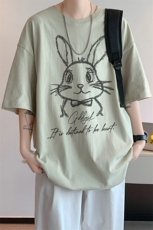 已注册/夏季内景港风宽松短袖T恤男潮大码休闲打底衫DT00596/P25，男装T恤，电商B316