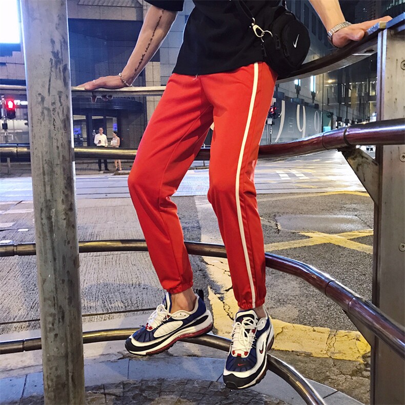 早秋男宽松休闲运动裤港风BF百搭束脚裤622/P40(55）,男装休闲裤,星座1506-1