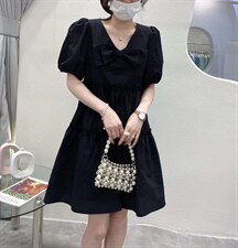 韩版蝴蝶结宽松连衣裙，女装连衣裙，Balance Studio(2F)