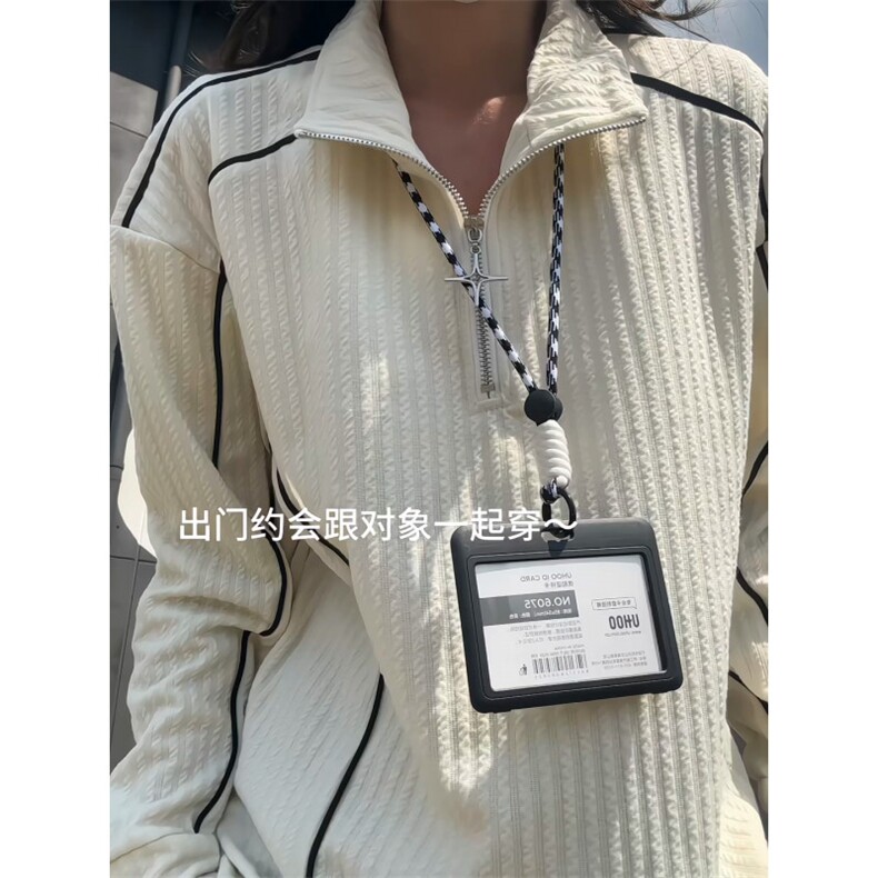 XZ809A/SYR43/特P55/控78美式半拉链肌理感长袖T恤卫衣,男装T恤,星座809A(原222-1)