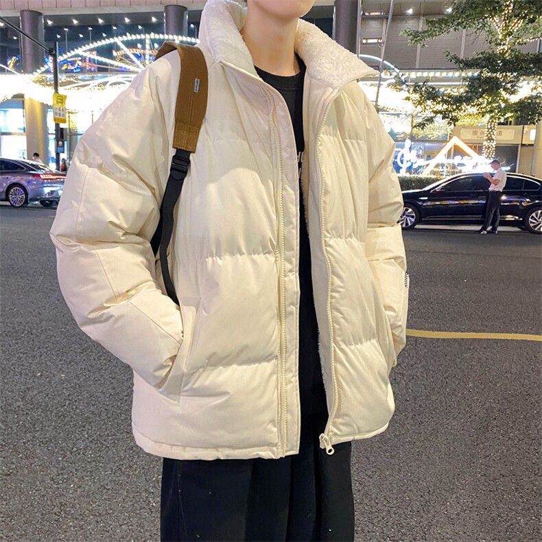 抖音直播连帽棉衣假两件加厚棉袄情侣款百搭面包服MY111-P65,男装棉衣,星座1402-1
