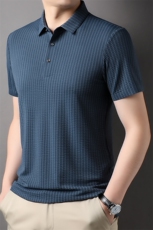 夏季新款商务休闲保罗衣服Polo衫男士短袖T恤中年翻领半袖体恤衫，男装T恤，电商B212（原钱塘6029）