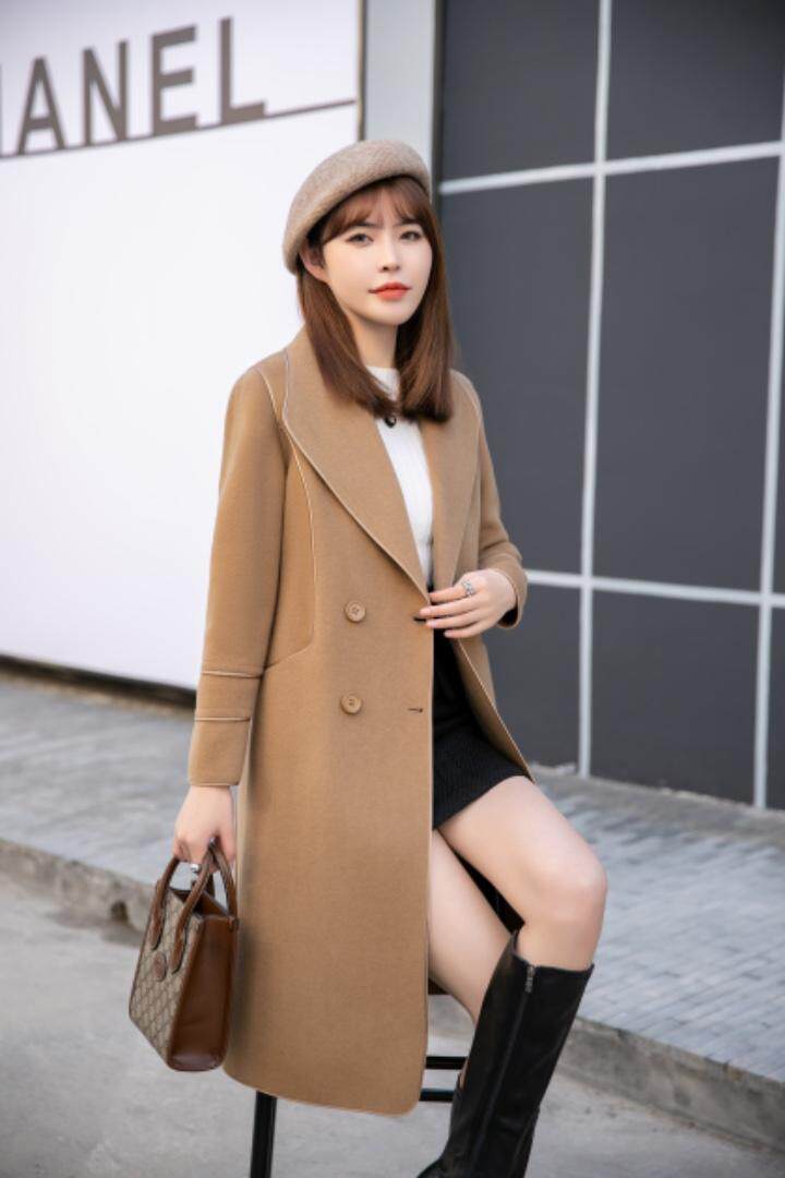 冬装新款、现货供应、双面羊绒％羊毛大衣，其它，拉思维加丝