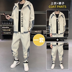 工装外套男装休闲运动套装男士夹克韩版潮流衣服D03，男装套装，电商B226-2（原B217-2）