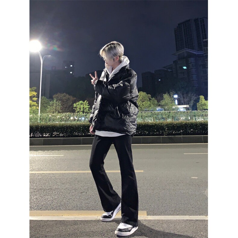 高街vibe纯色牛仔裤男款弹力微喇叭裤控价68常规55加绒65,男装牛仔裤,星座310A-4