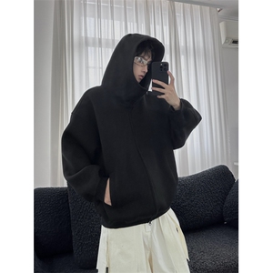 XZ809A/DMWY01/P88/控108/加绒P98/控118 空气层重磅连帽开衫卫衣图片