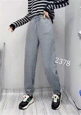 数字刺绣收脚卫裤，女装休闲裤，帝瀛 DY