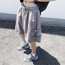 休闲短裤男士韩版潮流高街帅气2026夏季新款ins五分裤K5126-P34，男装牛仔裤，星座412-2