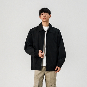 新款翻领男春秋街头宽松工装夹克外套夹克衫休闲上衣2526-P50