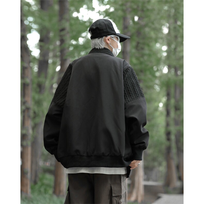 抖音直播！垫肩阿尔法飞行员夹克男XH35-70,男装夹克,电商B367