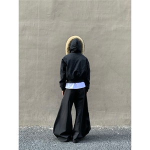 美式复古毛领座山雕棉服外套男冬季新款潮牌高级感加厚派克服棉衣图片