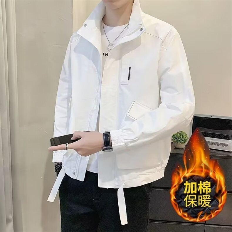 气质2026新款外套男秋冬季宽松帅气立领夹棉工装夹克男生潮牌,男装夹克,星座218-1（原230）