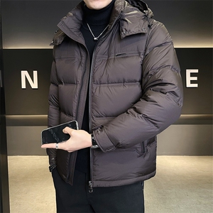 90白鸭绒羽绒服连帽高端冬季外套男C317-Y686-P385图片