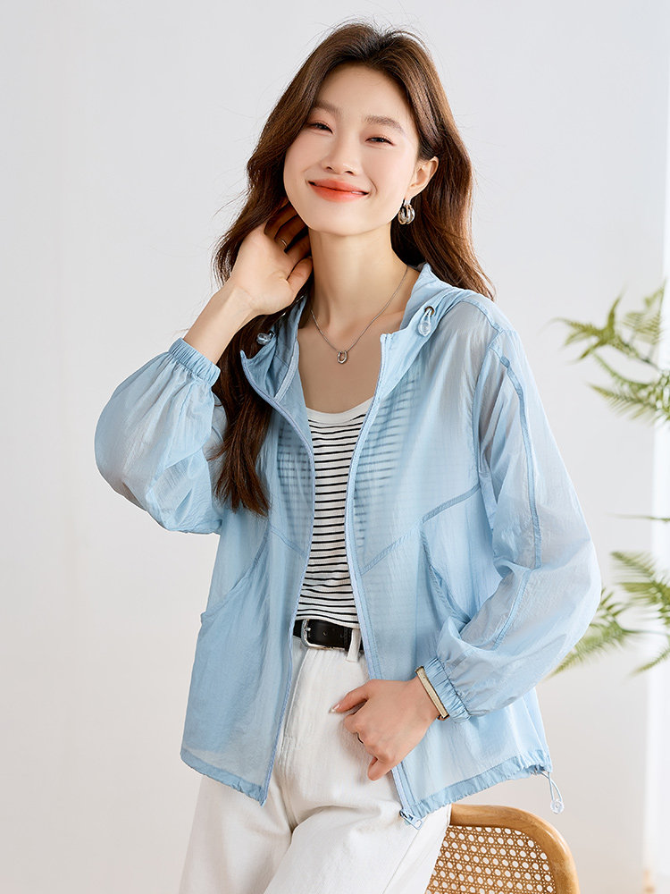 现货！！！时尚防晒衣女2025夏季新款透气轻薄外套,女装防晒衣,以桐