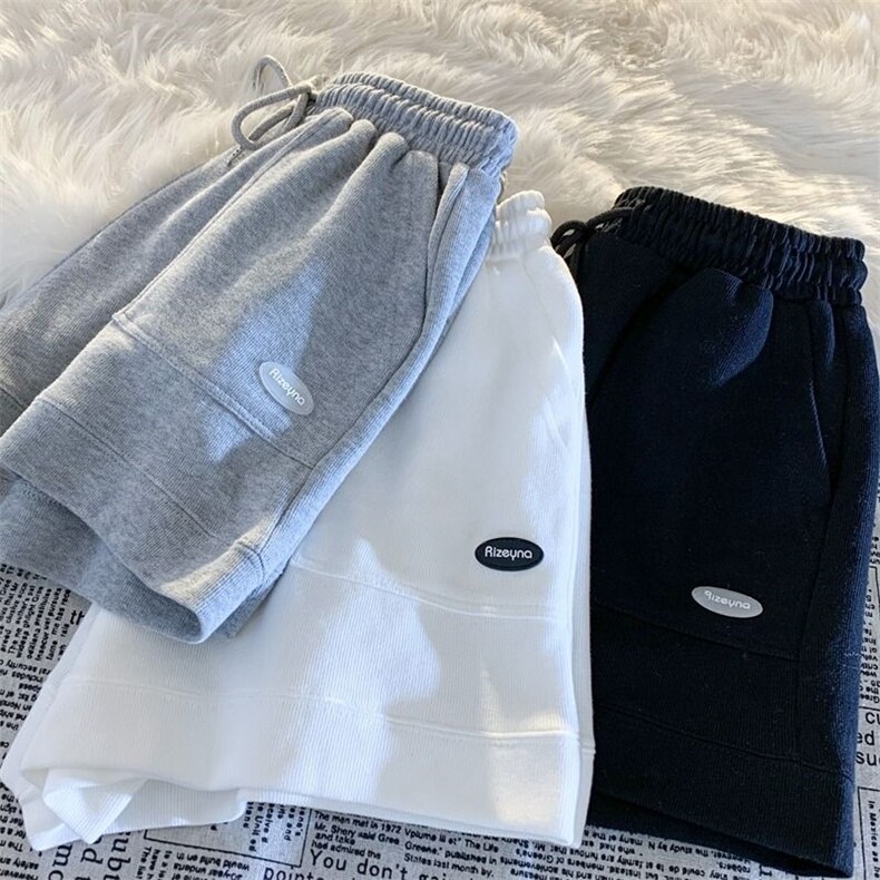 JK2504-p25休闲运动短裤女2026夏季新款韩版宽松阔腿抽绳A字热裤，女装半身裙，星座617A-2