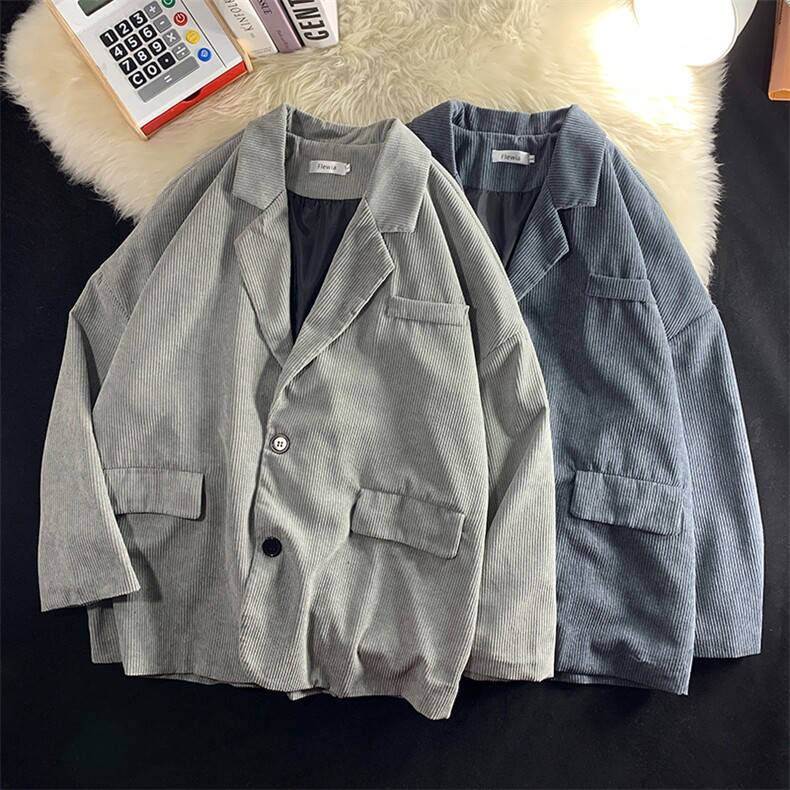 现货纯色灯芯绒小西装男西服KD248-P65,男装西服套装,电商D312-1