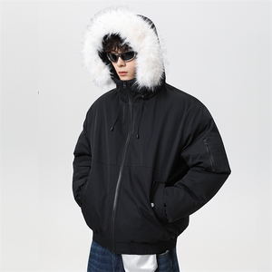 高街潮牌休闲棉衣潮流宽松棉服A161-9982图片