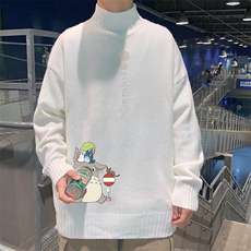 M18152-P45加绒款-P65半高领毛衣男士大码针织衫男毛线衣男，男装针织衫/毛衣，电商A040