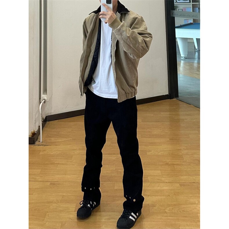 【有货】美式复古短款工装外套男春秋cleanfit夹克Y185CC-特P75,男装夹克,星座1007（原301D）