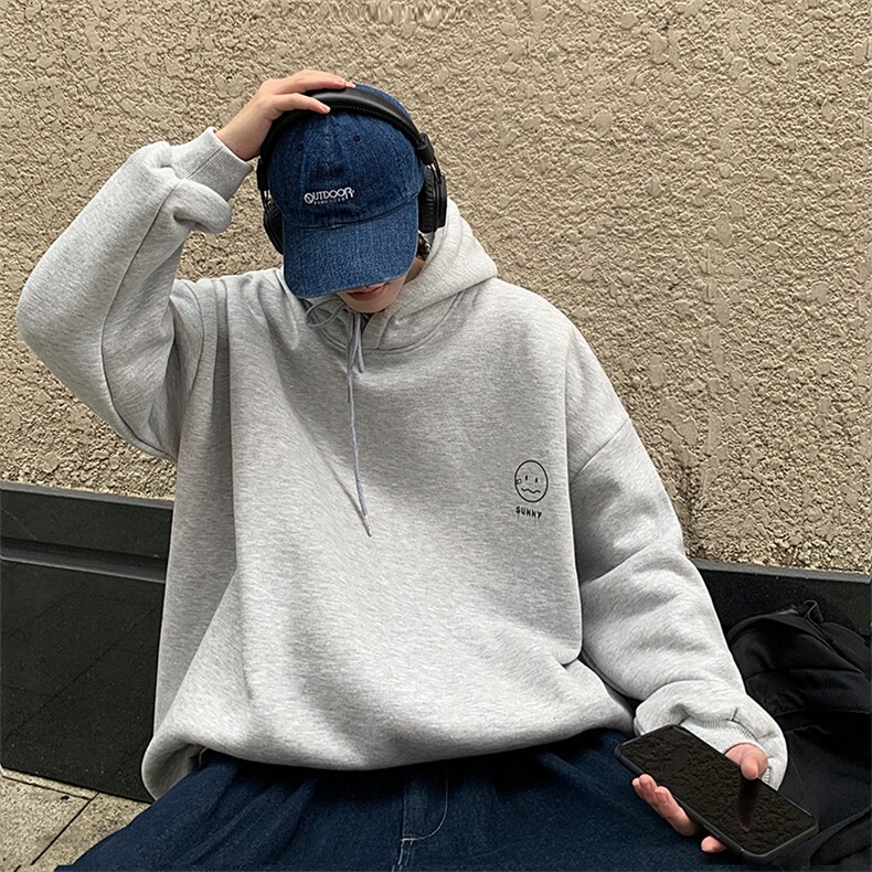 A040-WY2072-P40连帽卫衣男加肥加大码胖子棒球服外套,男装卫衣,电商A040
