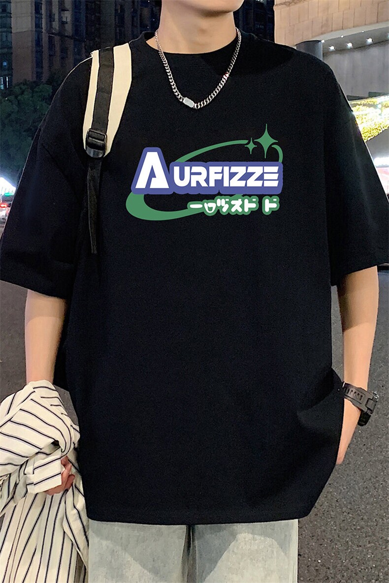 T807港风潮牌高街美式短袖T恤男夏季新款宽松重磅纯棉体恤,男装T恤,星座304A