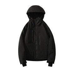 24冬户外双板防水滑雪服男中性风大码加棉加厚保暖外套M77-P160，男装棉衣，电商A001-1