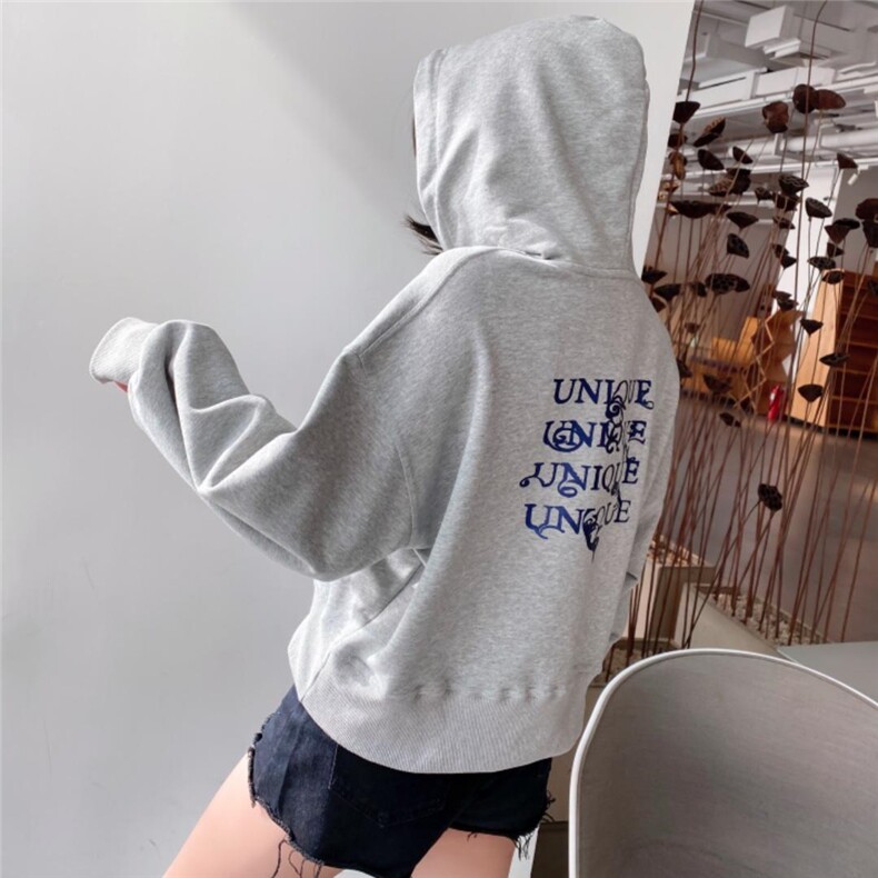 戴帽卫衣，女装卫衣/绒衫，泽妤