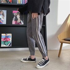 20秋装港风大码潮流工装灯芯绒宽松九分小脚休闲男裤K816-P45，男装休闲裤，电商A009A（原A058A）