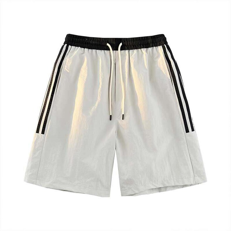 拼色抽绳三条杠短裤男夏季设计宽松休闲潮流百搭短裤DK1699P-30,男装牛仔裤,电商A128