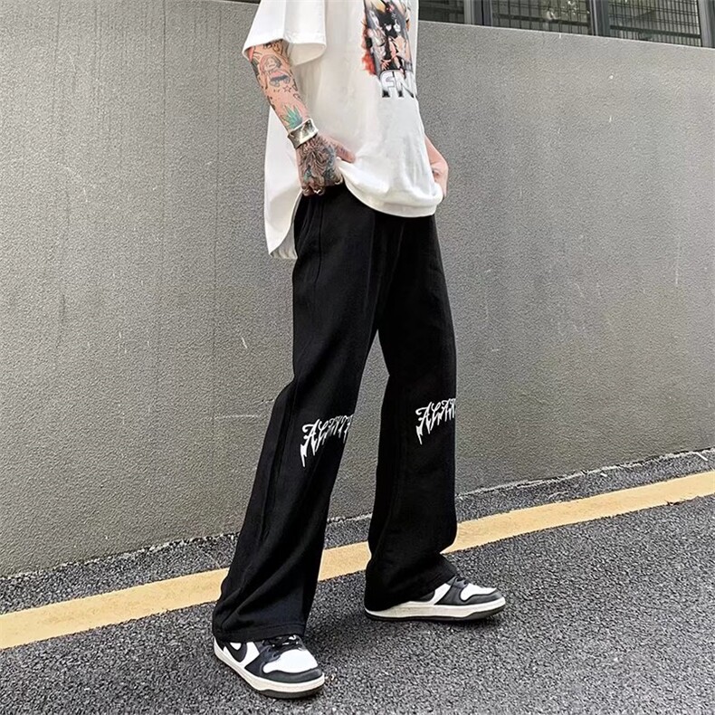 牛仔裤男夏季潮大码休闲裤子高街设计感裤子G119P38,男装牛仔裤,星座1116-2
