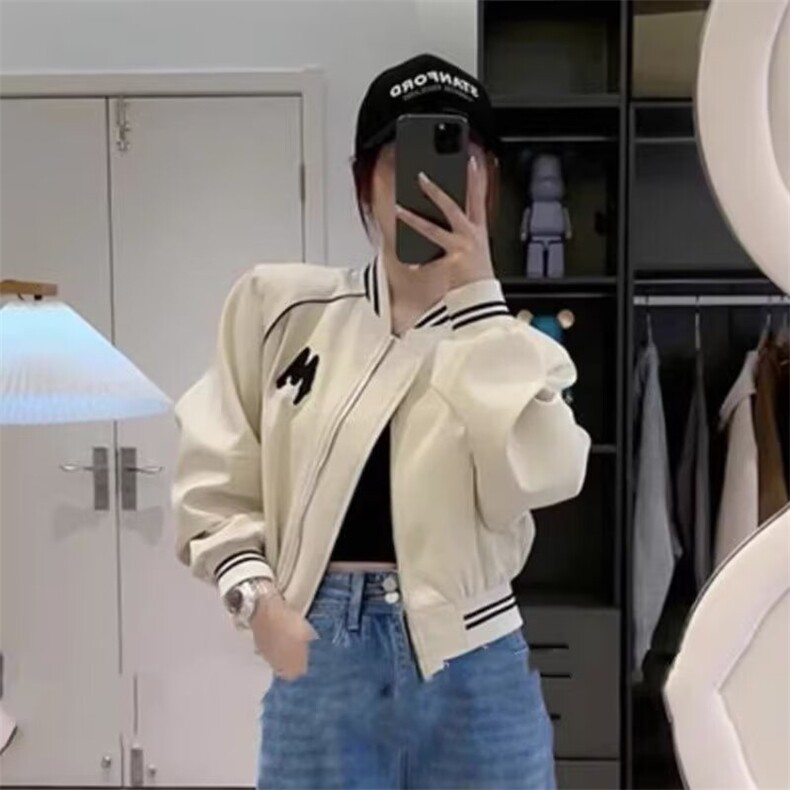 短款棒球服外套女小个子2025秋季新款高级感休闲宽松百搭夹克上衣,男装夹克,星座1210-1