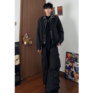（）假两件潮牌夹克外套 5005-P78（裤子5004-P65）图片